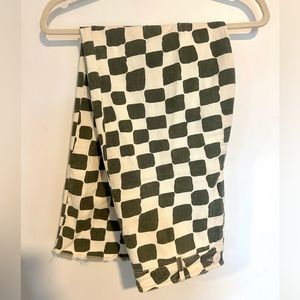 Checkered print straight leg pants!